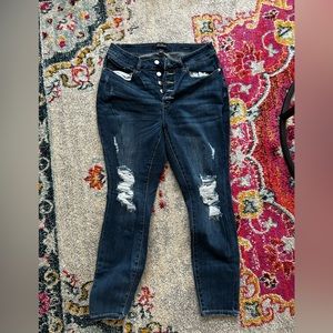 Judy Blue | Button Fly Skinny Jeans